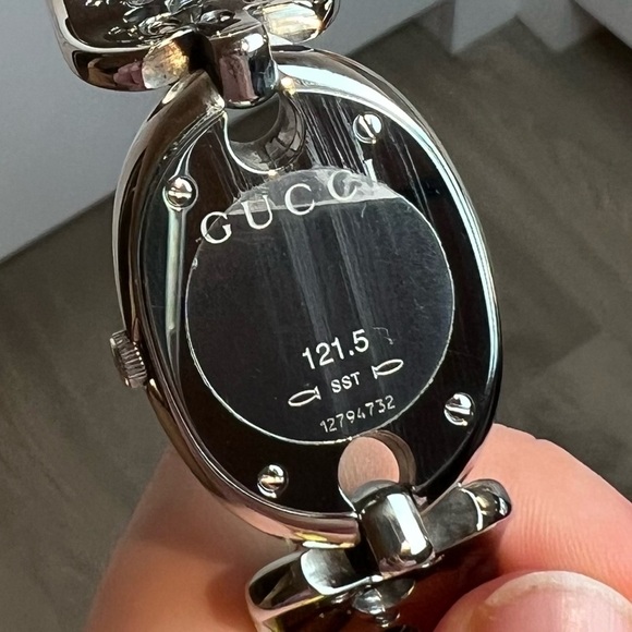 Gucci Watch 121.5 25mm Black Silver main image 5